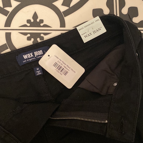 New Wax Jean Black Shorts - Picture 5 of 5